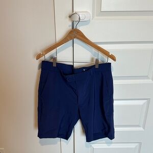 G/FORE Navy Flat Front Shorts